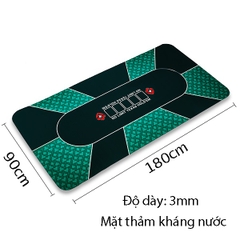 Thảm Poker Cao Su Cao Cấp Giá Rẻ 90x180cm