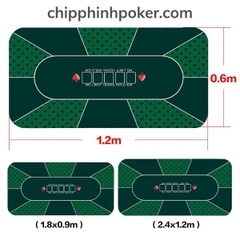 Thảm Poker Cao Cấp Giá Rẻ 60x120cm