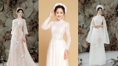 Những Mẫu Áo Dài Cưới Đẹp Lung Linh Cho Ngày Trọng Đại