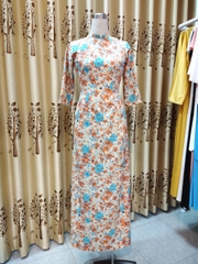Áo dài hoa nhí