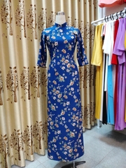 Áo dài hoa nhí