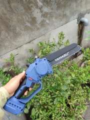 Thân Máy Cưa Xích Pin 8 Inch YMS-MCX8 (Chân Pin Phổ Thông Makita M21) - Động Cơ Không Chổi Than Brushless - Tặng 2 Xích