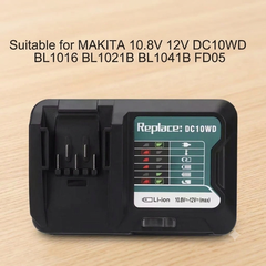 Sạc pin DC10WD Max 10.8v - 12v Li-ion, pin trượt