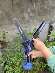 Thân Máy Cưa Xích Pin 8 Inch YMS-MCX8 (Chân Pin Phổ Thông Makita M21) - Động Cơ Không Chổi Than Brushless - Tặng 2 Xích