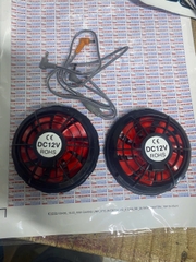 Quạt Áo Điều Hòa 12V SAMS Gió Mạnh – Kèm Cáp Dù, Bền