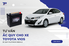 Tư vấn ắc quy xe Toyota Vios: Bảng giá và thông số kỹ thuật