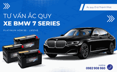 Tư vấn ắc quy xe BMW 7 Series: Bảng giá và thông số kỹ thuật