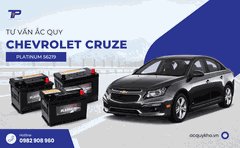 Tư vấn ắc quy xe Chevrolet Cruze: Bảng giá và thông số kỹ thuật