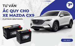 Bình ắc quy xe Mazda CX9: Bảng giá và thông số kỹ thuật