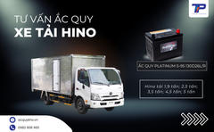Tư vấn ắc quy xe tải Hino: Bảng giá và thông số kỹ thuật