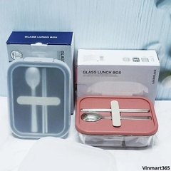 LLG991CL - Hộp cơm thủy tinh kèm muỗng đũa LocknLock 930ml