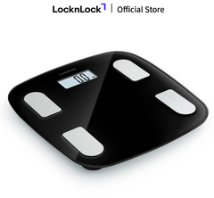 Cân sức khỏe điện tử Locknlock Body fat scale 310x300x21mm, 180kg - ENC541