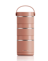 Bộ hộp cơm giữ nhiệt LocknLock Có Quai Xách LHC8058 liền nhau 3 hộp gọn gàng