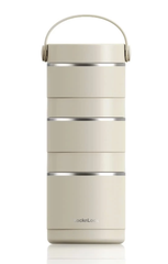 Bộ hộp cơm giữ nhiệt LocknLock Có Quai Xách LHC8058 liền nhau 3 hộp gọn gàng