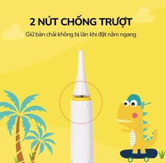 ENR226WHT-Bàn chải đánh răng điện cho bé LockLock 5V, 1.5W - Màu trắng