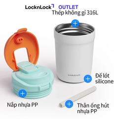Bình giữ nhiệt LocknLock-Dual flip-320ml - 430ml - LHC4290YRED - LHC4298MIT