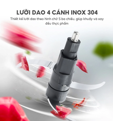 Máy xay thịt hãng Đức LEBENLANG LBL1930 dung tích 1,2L-  công suất 400W