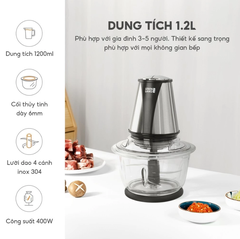 Máy xay thịt hãng Đức LEBENLANG LBL1930 dung tích 1,2L-  công suất 400W