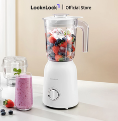 EJM416WHT - Máy xay sinh tố Locknlock Multi Blender 220-240V, 50/60Hz, 800W, 1.5L - Màu trắng