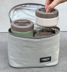 Bộ hộp cơm giữ nhiệt Kaiyo 5 chi tiết - 1.2L - KVL120