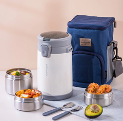 LHC8039 - Bộ hộp cơm giữ nhiệt LOCK&LOCK EASY CARRY 2.0L