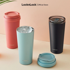 Bình giữ nhiệt LocknLock 2 nắp thay thế New Clip Tumbler 540ml LHC4279