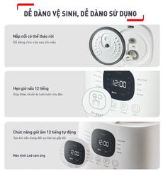 Nồi cơm điện tử 0,7L Tefal Rice Mate Mini RK515168