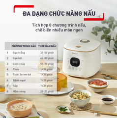 Nồi cơm điện tử 0,7L Tefal Rice Mate Mini RK515168