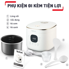 Nồi cơm điện tử 0,7L Tefal Rice Mate Mini RK515168