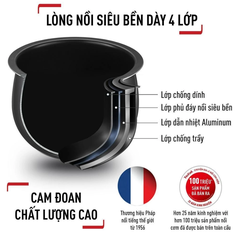 Nồi cơm điện tử Tefal EasyRice Max RK737868 1.8L