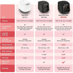 Nồi cơm điện tử Tefal EasyRice Max RK737868 1.8L
