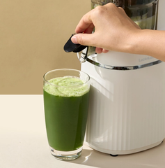 Máy ép chậm trái cây LocknLock EJJ421IVY 200W, Hàng chính hãng, 2 chế độ ép, miệng rộng