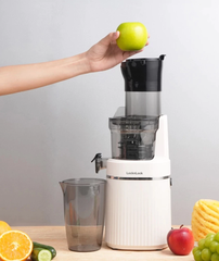 Máy ép chậm trái cây LocknLock EJJ421IVY 200W, Hàng chính hãng, 2 chế độ ép, miệng rộng