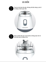 EJM436WHT - MÁY XAY SINH TỐ CÁ NHÂN Lock & Lock Personal Blender 220/240V, 50/60Hz, 250W, 600ml - Màu trắng