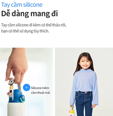 Bình giữ nhiệt 350ml cho bé LocknLock Chính hãng, Kèm sticker, có quai xách, giữ nóng lạnh lâu LHC3283