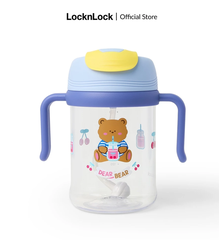 Bình nhựa trẻ em có tay cầm LocknLock-420ml - ABF852