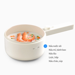 Nồi điện đa năng Lock&lock Electric multi pot 1.5L màu ngà EJP436IVY