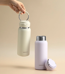 Bình giữ nhiệt LocknLock Sling Ring có quai xách 650ml -  LHC4321