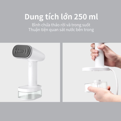 Bàn ủi hơi nước LocknLock Chính hãng 250ml 1600W, mặt là phủ sứ, dùng được cho mọi loại vải ENI223