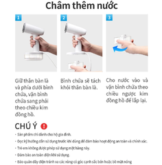 Bàn ủi hơi nước LocknLock Chính hãng 250ml 1600W, mặt là phủ sứ, dùng được cho mọi loại vải ENI223