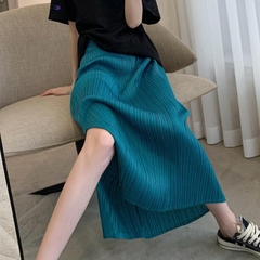 Chân váy xốp li dài