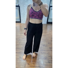 Quần thun tăm, quần ống rộng thun tăm xuất Hàn, chuẩn phong cách Hàn Quốc