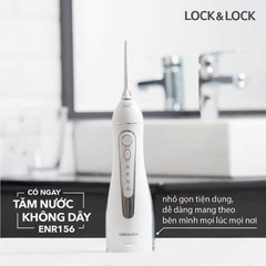 ENR156BLU - Máy tăm nước không dây Lock&Lock Cordless Oral Irrigator, 200ml - Màu xanh da trời