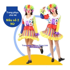 Trang phục chú hề, bộ quần áo hóa trang chú hề hài hước