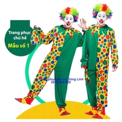 Trang phục chú hề, bộ quần áo hóa trang chú hề hài hước