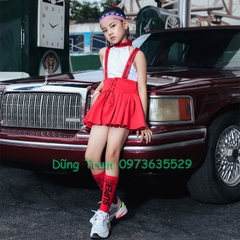 Bộ nhảy hiện đại KPOP siêu đẹp, trang phục nhảy nhóm Aerobic cho bé