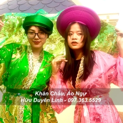 Bộ quần áo hầu giá Mẫu Đệ Nhị - Thượng Ngàn, trang phục hầu đồng chúa Đệ Nhị