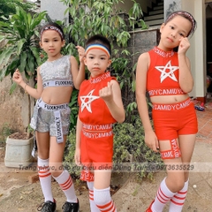 Bộ quần áo nhảy đồng phục nhảy Aerobic cho bé