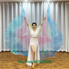 Cánh múa belly dance 3 màu, cánh múa bụng biểu diễn