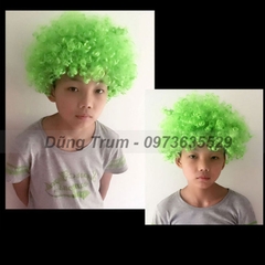 Tóc hóa trang chú hề xanh lá cây, tóc hóa trang chụp ảnh concept hài hước